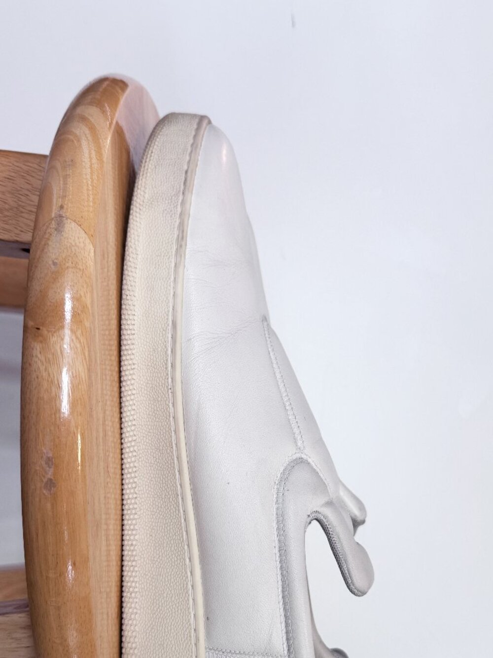 Celine Phoebe Philo White Leather Platform Slip-On Sneakers EU 40 - Picture 10 of 13